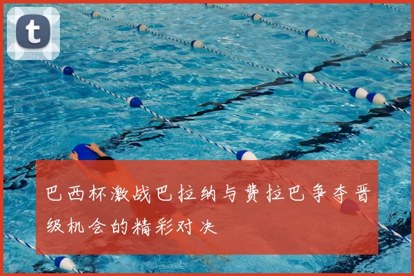 巴西杯激战巴拉纳与费拉巴争夺晋级机会的精彩对决