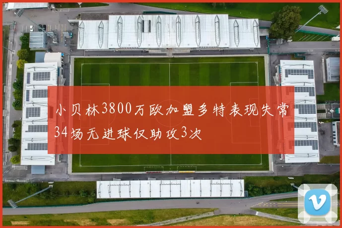 小贝林3800万欧加盟多特表现失常34场无进球仅助攻3次